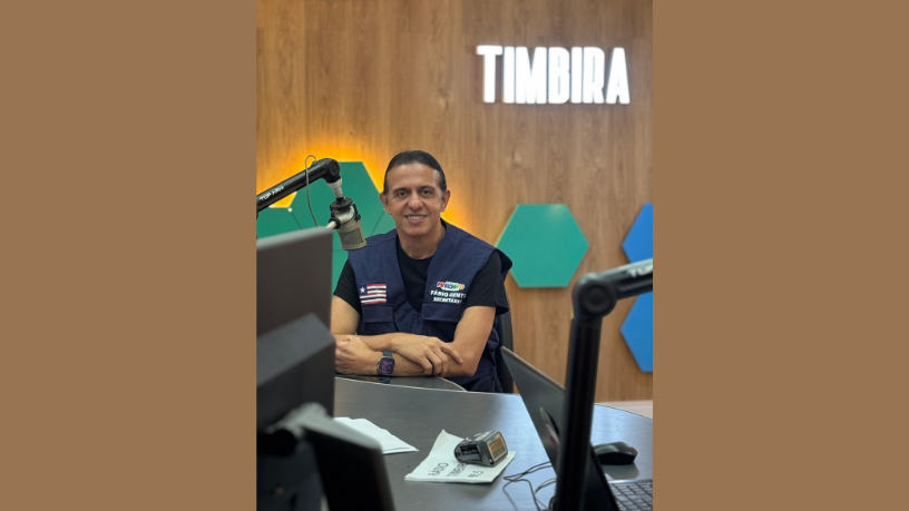 Fabio Jose Gentil Pereira Rosa apresenta as ações da SAGRIMA voltadas à inovação, eficiência e valorização do campo maranhense.